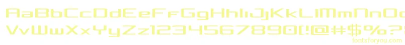 Czcionka Concielianlight – żółte czcionki