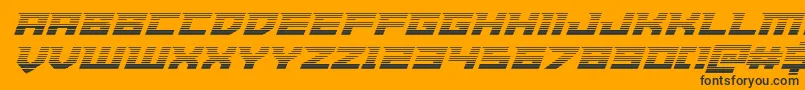 Paladinsgrad Font – Black Fonts on Orange Background