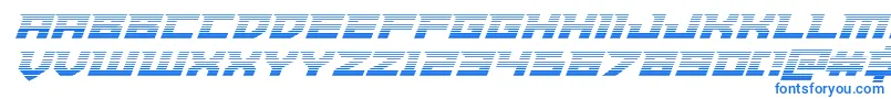 Шрифт Paladinsgrad – синие шрифты на белом фоне