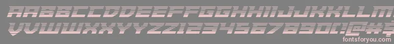Paladinsgrad-fontti – vaaleanpunaiset fontit harmaalla taustalla