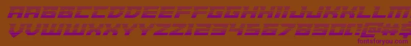 Шрифт Paladinsgrad – фиолетовые шрифты на коричневом фоне