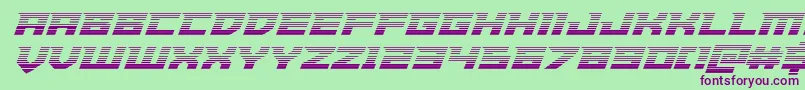 Шрифт Paladinsgrad – фиолетовые шрифты на зелёном фоне