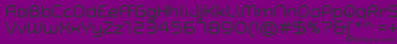TypoAngularRoundedRegularDemo Font – Black Fonts on Purple Background