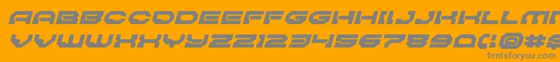 More about Pulsarclasssolidexpandital Font Pulsarclasssolidexpandital Font – Gray Fonts on Orange Background