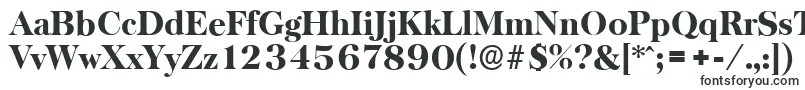 Шрифт BaskervilleserialHeavyRegular – типографские шрифты