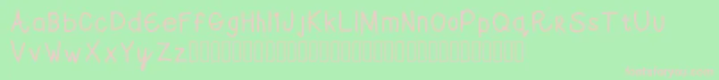 Swwell Font – Pink Fonts on Green Background