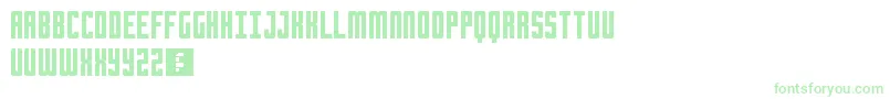 フォントChrome – 白い背景に緑のフォント