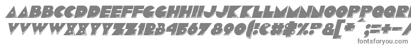 PacmaniaItalic Font – Gray Fonts