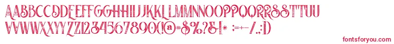 Nomosinlinegrunge Font – Red Fonts