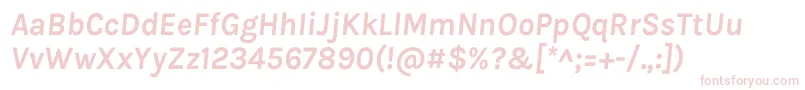 KarlaBolditalic Font – Pink Fonts