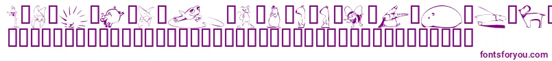 KrScrappinAnimals Font – Purple Fonts