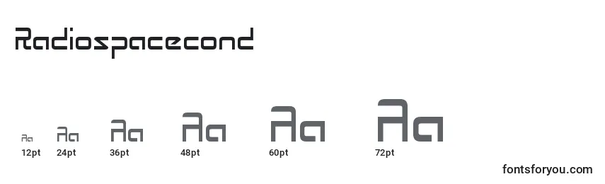 Radiospacecond Font Sizes