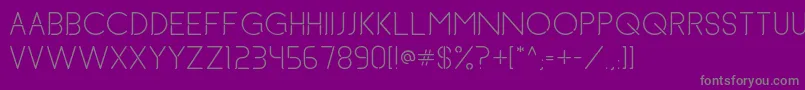 BrettAndBeer Font – Gray Fonts on Purple Background