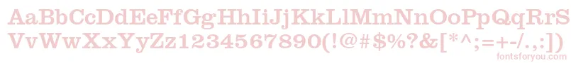 Clarendonltstd Font – Pink Fonts on White Background