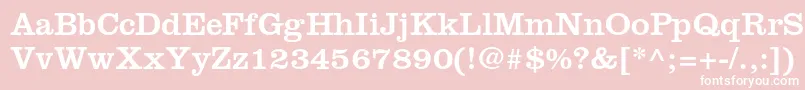 Clarendonltstd Font – White Fonts on Pink Background