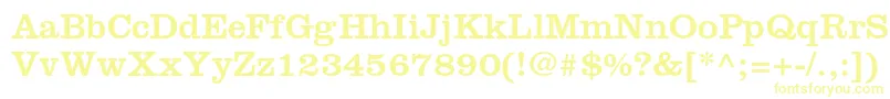 Clarendonltstd Font – Yellow Fonts on White Background