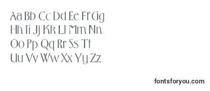 Review of the MiddletonLight Font