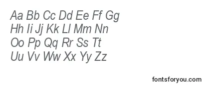 ArialNarrowItalic Font