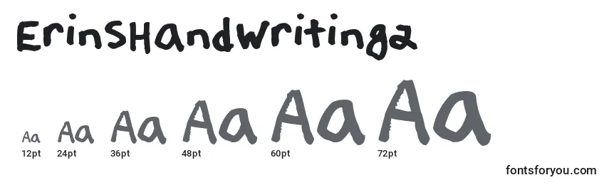 ErinsHandwriting2 Font Sizes