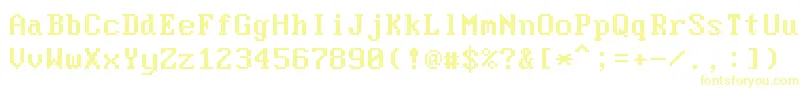 ModerDos437 Font – Yellow Fonts