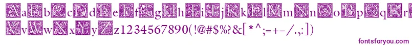 MedievalInitialOne Font – Purple Fonts