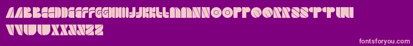 Шрифт GamePlayer – розовые шрифты на фиолетовом фоне