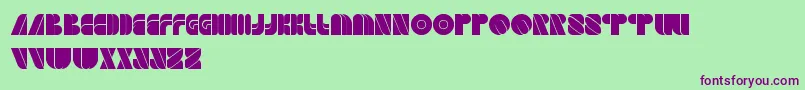 Więcej informacji o czcionce GamePlayer Czcionka GamePlayer – fioletowe czcionki na zielonym tle