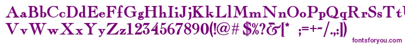 Fairfaxstationnf Font – Purple Fonts on White Background