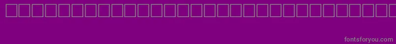 Шрифт SymbolTypeA – серые шрифты на фиолетовом фоне