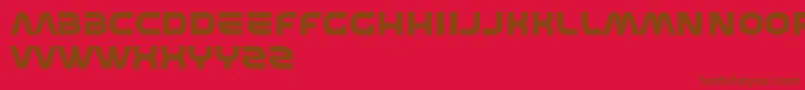 Шрифт Shedevr – коричневые шрифты на красном фоне