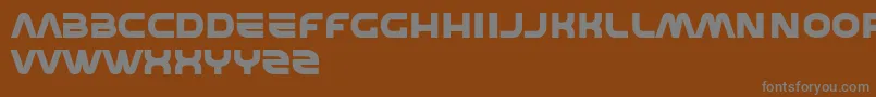 Shedevrフォントについての詳細 フォントShedevr – 茶色の背景に灰色の文字