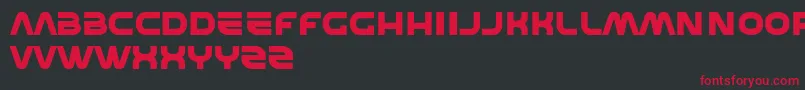 Shedevr Font – Red Fonts on Black Background