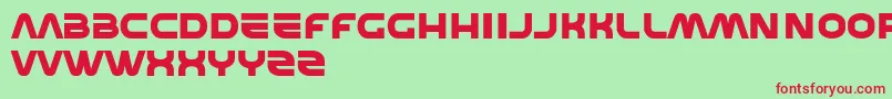 Shedevr Font – Red Fonts on Green Background