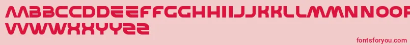 Shedevr Font – Red Fonts on Pink Background