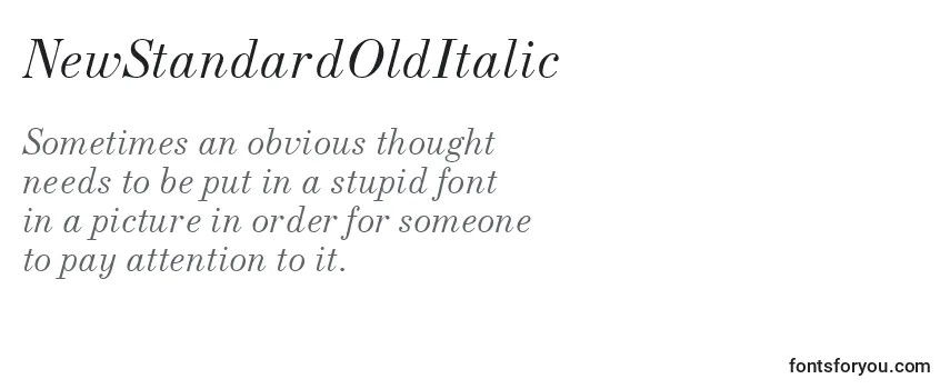 NewStandardOldItalic-fontti