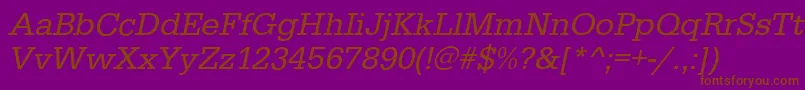 En savoir plus sur la police EgyptiennestdItalic Police EgyptiennestdItalic – polices brunes sur fond violet