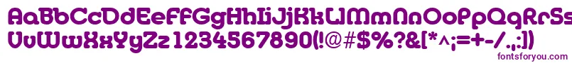 MediaBold Font – Purple Fonts on White Background