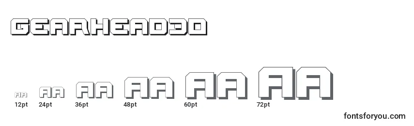 Gearhead3D Font Sizes
