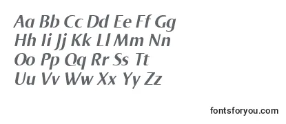NormaBolditalic Font