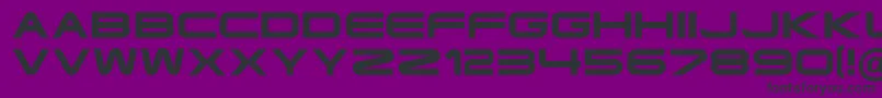 Шрифт Ft35SemiExpandedBold – чёрные шрифты на фиолетовом фоне