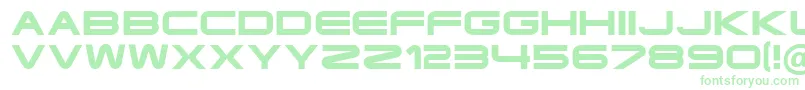 Ft35SemiExpandedBold-Schriftart – Grüne Schriften