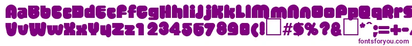 MisterbigRegularDb Font – Purple Fonts on White Background