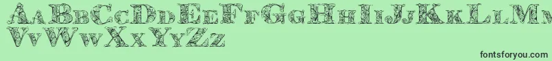 More about Kahirpersonaluse Font Kahirpersonaluse Font – Black Fonts on Green Background