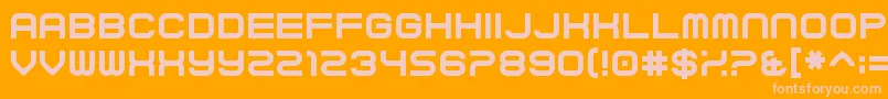 Saiba mais sobre a fonte Curvert Fonte Curvert – fontes rosa em um fundo laranja