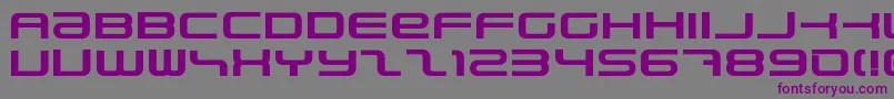 PhatboySlimBold Font – Purple Fonts on Gray Background