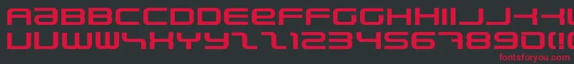 PhatboySlimBold Font – Red Fonts on Black Background