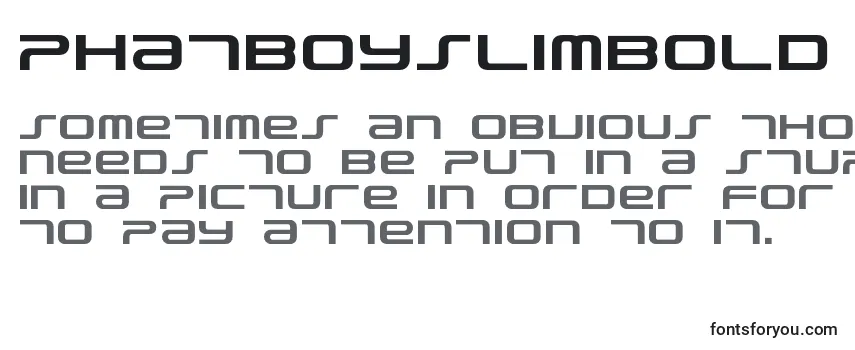 PhatboySlimBold-fontti