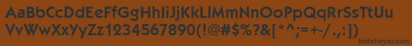 Kabelitcteedem Font – Black Fonts on Brown Background