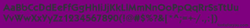 Kabelitcteedem Font – Black Fonts on Purple Background