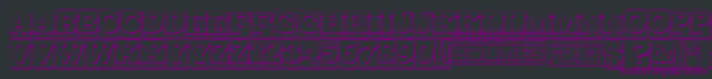 SherlockHolmes Font – Purple Fonts on Black Background